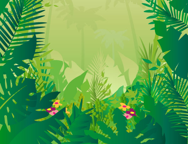 jungle clipart backdrop jungle