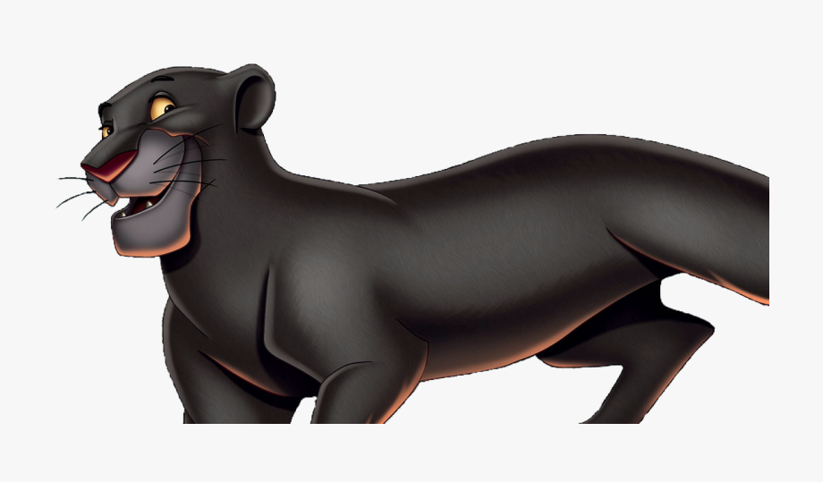 Group characters bagheera . Jungle clipart jungle book character