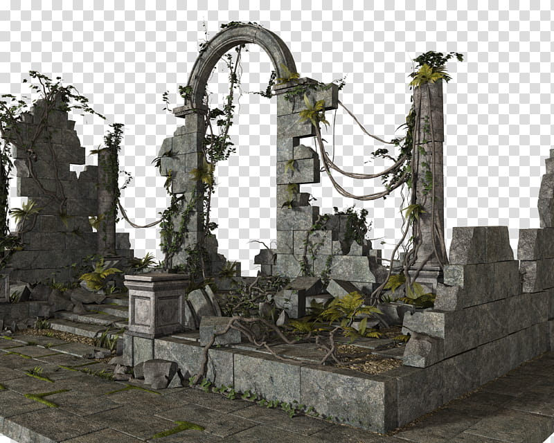 jungle clipart ruins