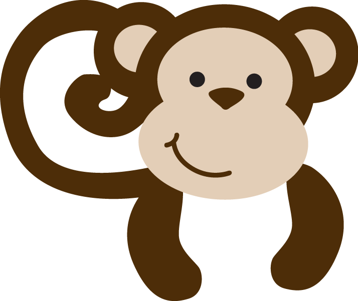 jungle clipart two monkey