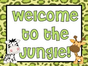 jungle clipart welcome to jungle