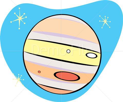 planets clipart comic
