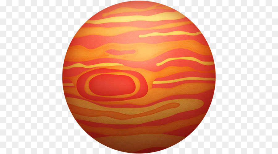 Cartoon graphics . Jupiter clipart orange planet