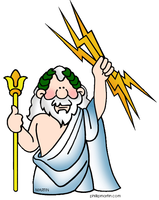 Jupiter clipart vector. Roman god cartoon free