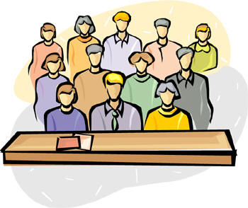 Jury clipart jury room. Free cartoon courtroom download