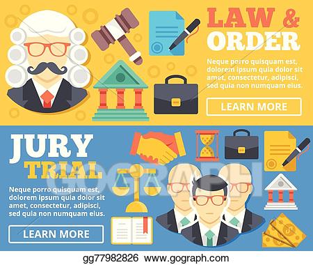 Jury clipart penalty. Eps vector law order