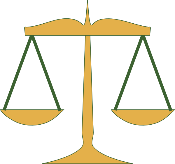 gavel clipart scales
