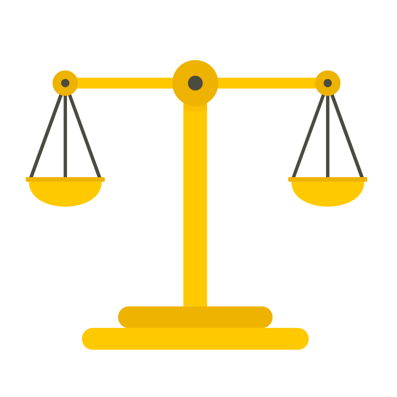 justice clipart balance power