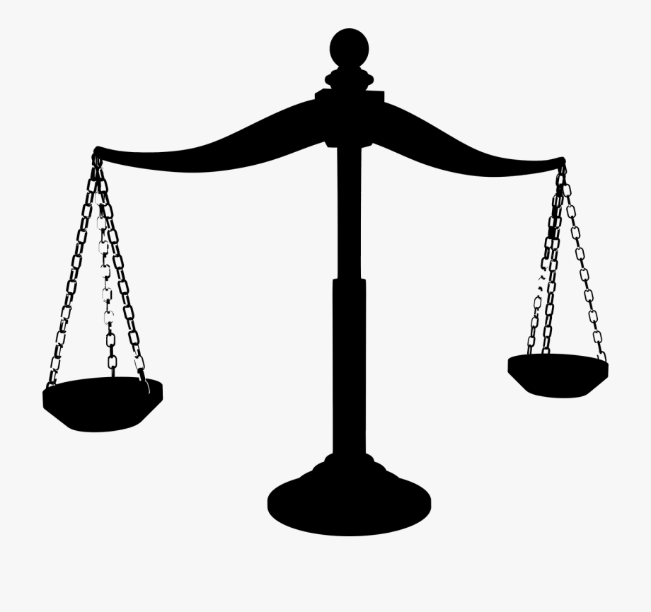 Balance brass court image. Legal clipart justice