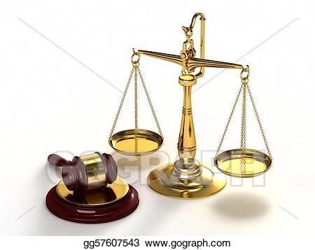 Justice clipart price stability. Scales of and gavel