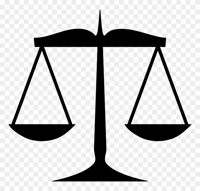 Scales of black . Justice clipart price stability