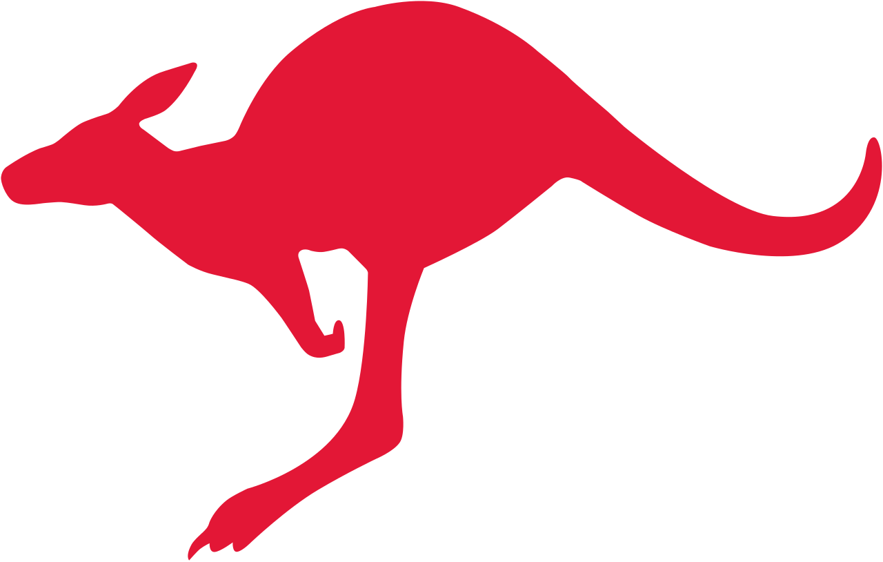File roundel of the. Kangaroo clipart aussie animal