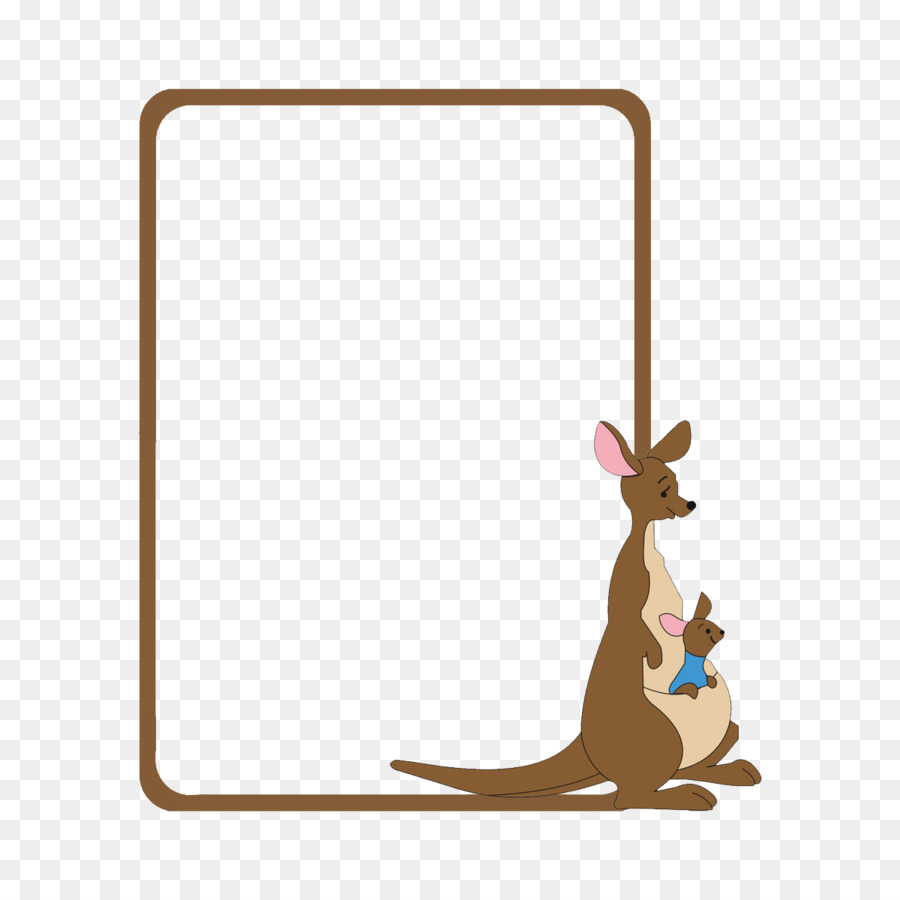 kangaroo clipart border