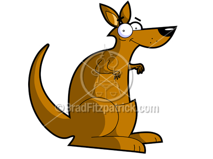 Kangaroo clipart cartoon character. Free download best 