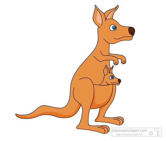 Kangaroo clipart clip art. Free pictures graphics 