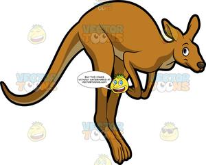 kangaroo clipart jumping
