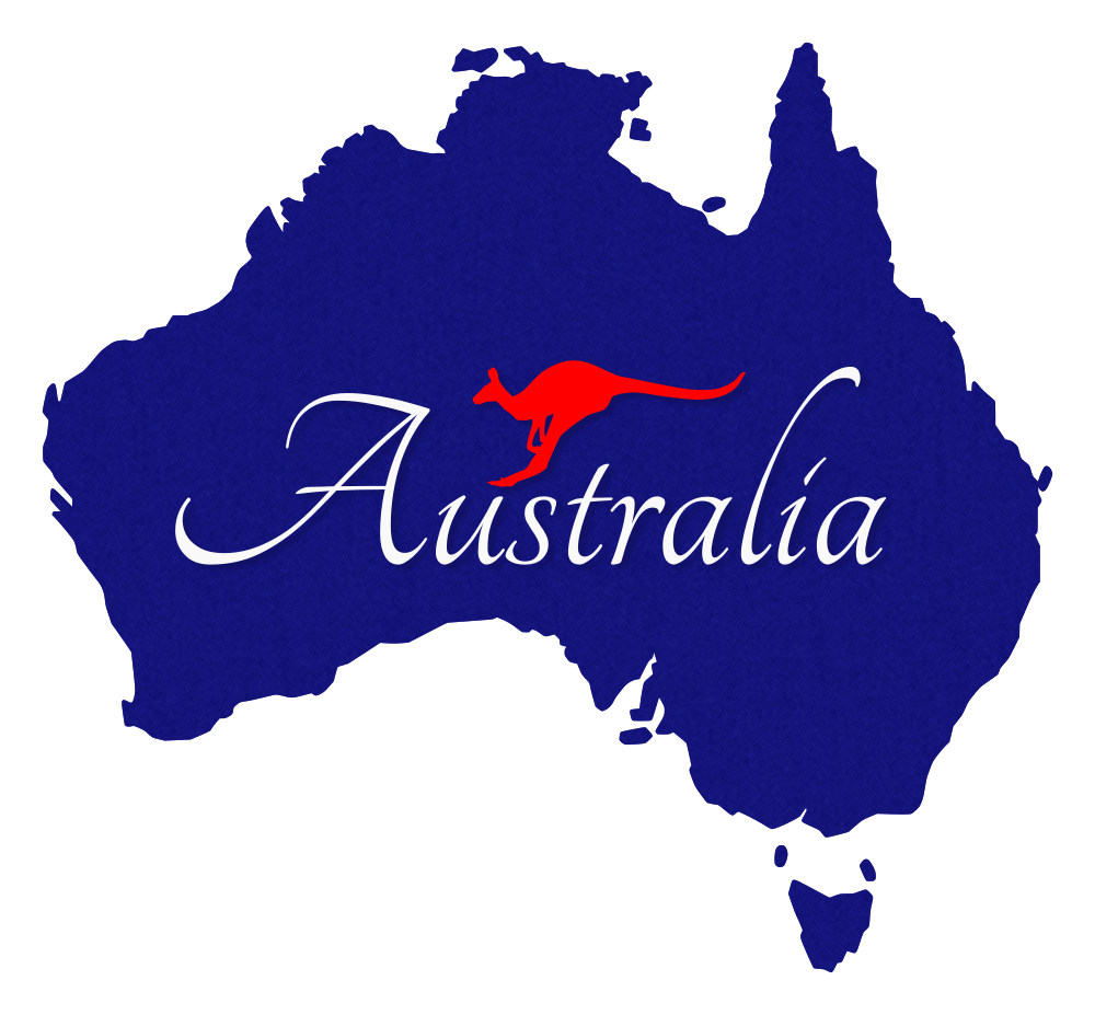 Kangaroo clipart kangaroo joey. Plain australia map with