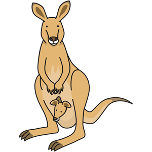 kangaroo clipart kangeroo