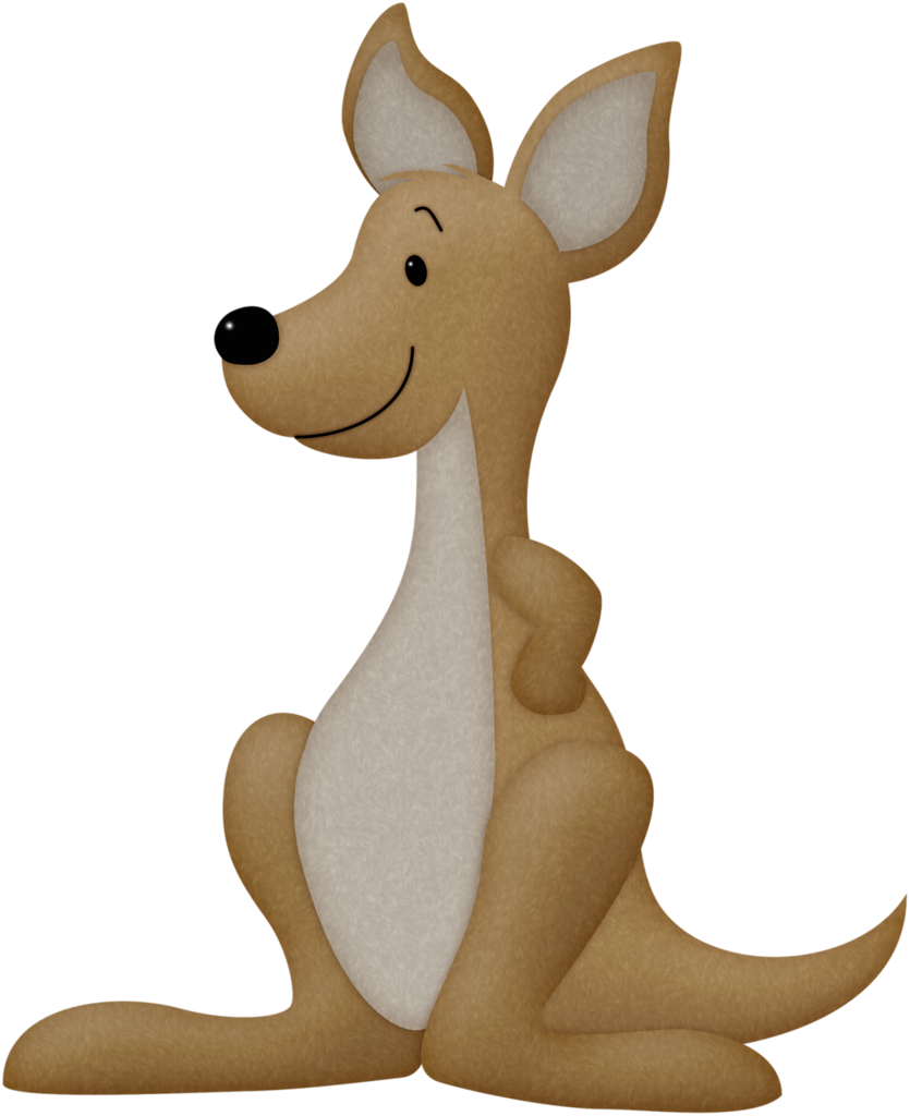 kangaroo clipart paper