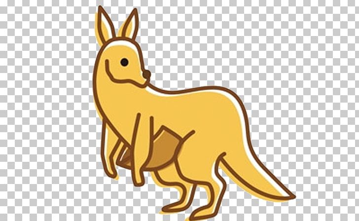 kangaroo clipart paper