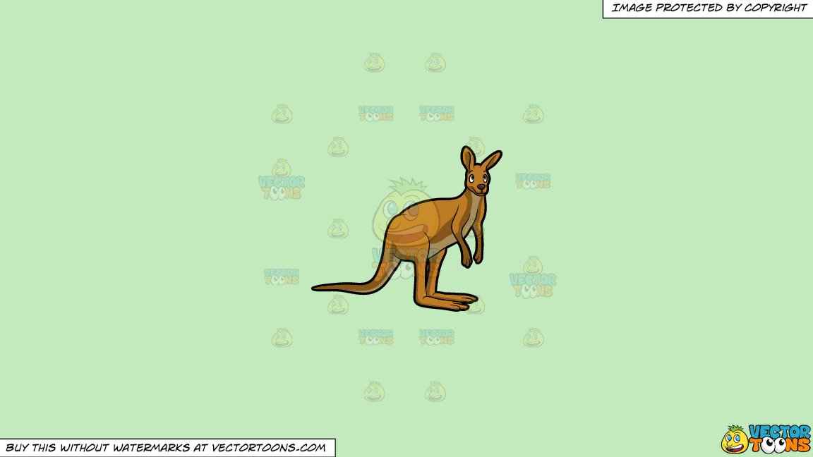kangaroo clipart solid