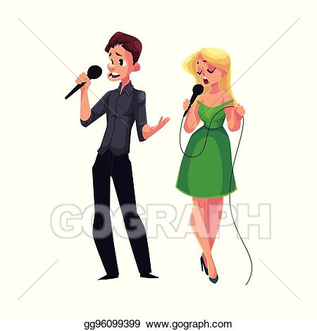 karaoke clipart duet