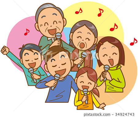karaoke clipart family karaoke