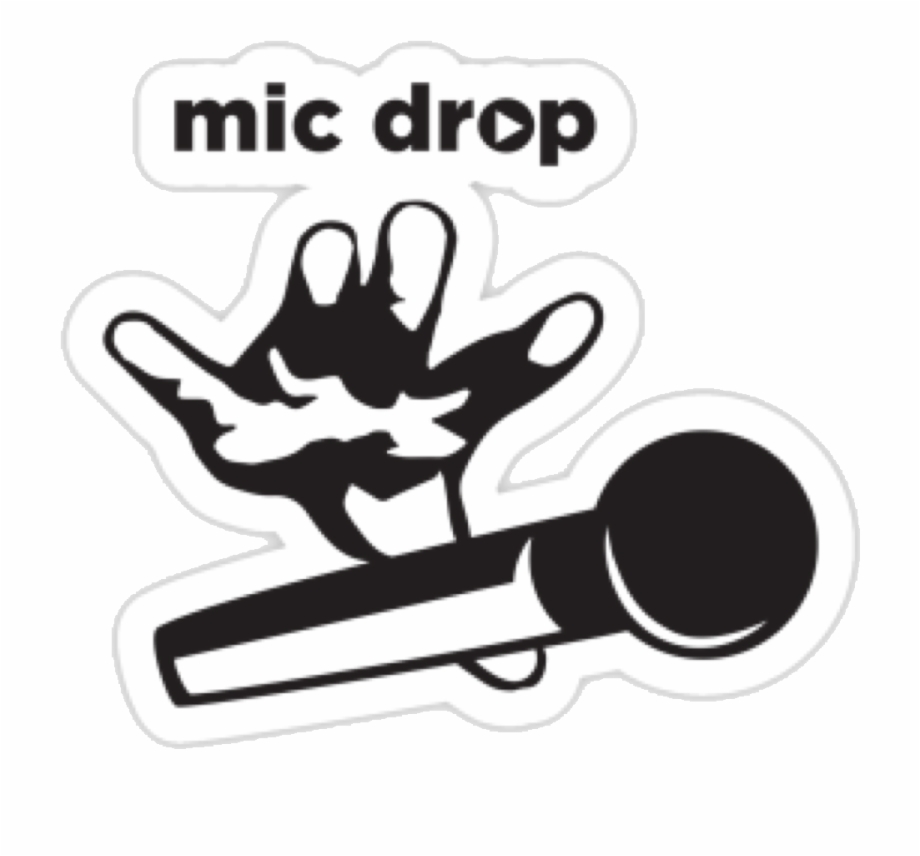 microphone clipart drop