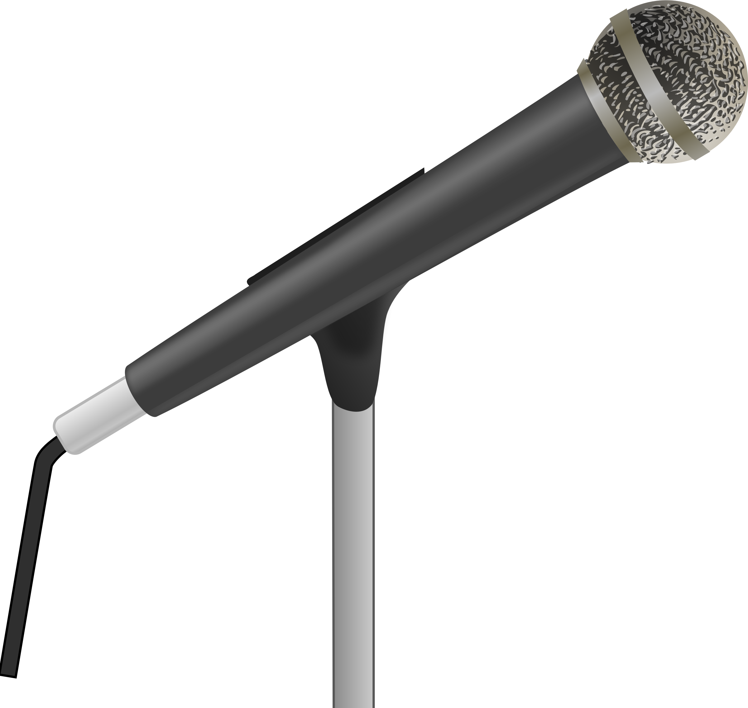 microphone clipart vector