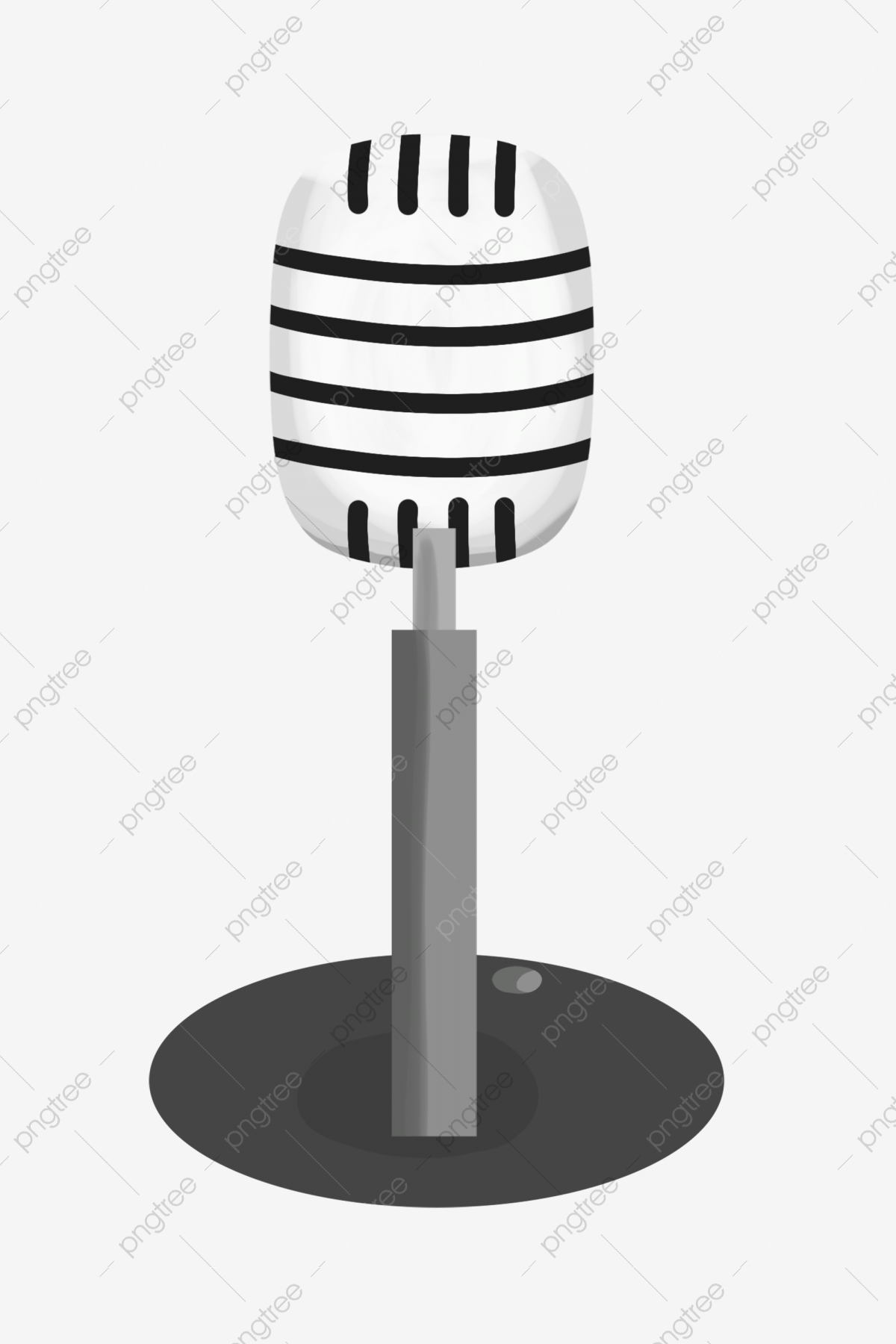 karaoke clipart simple microphone