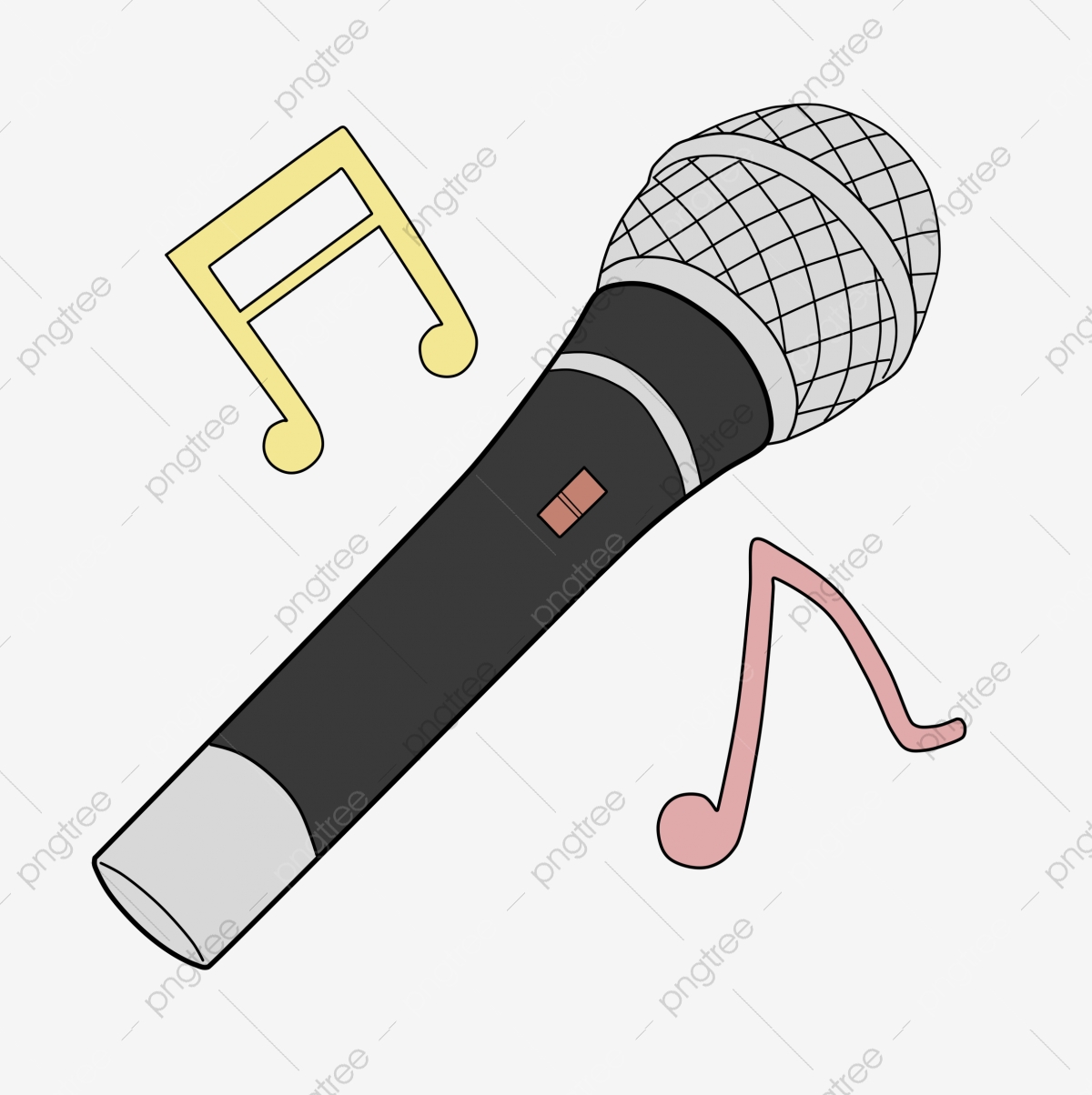 karaoke clipart simple microphone