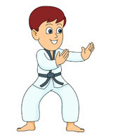 karate clipart