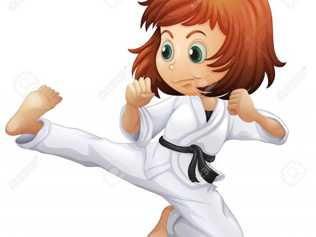 Free download clip art. Karate clipart action movie