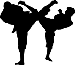 Karate clipart action movie. Silhouette clip art generic