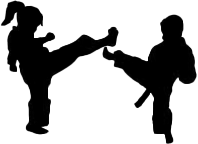 Karate clipart action movie. Free silhouette cliparts download