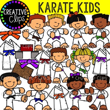 karate clipart boy