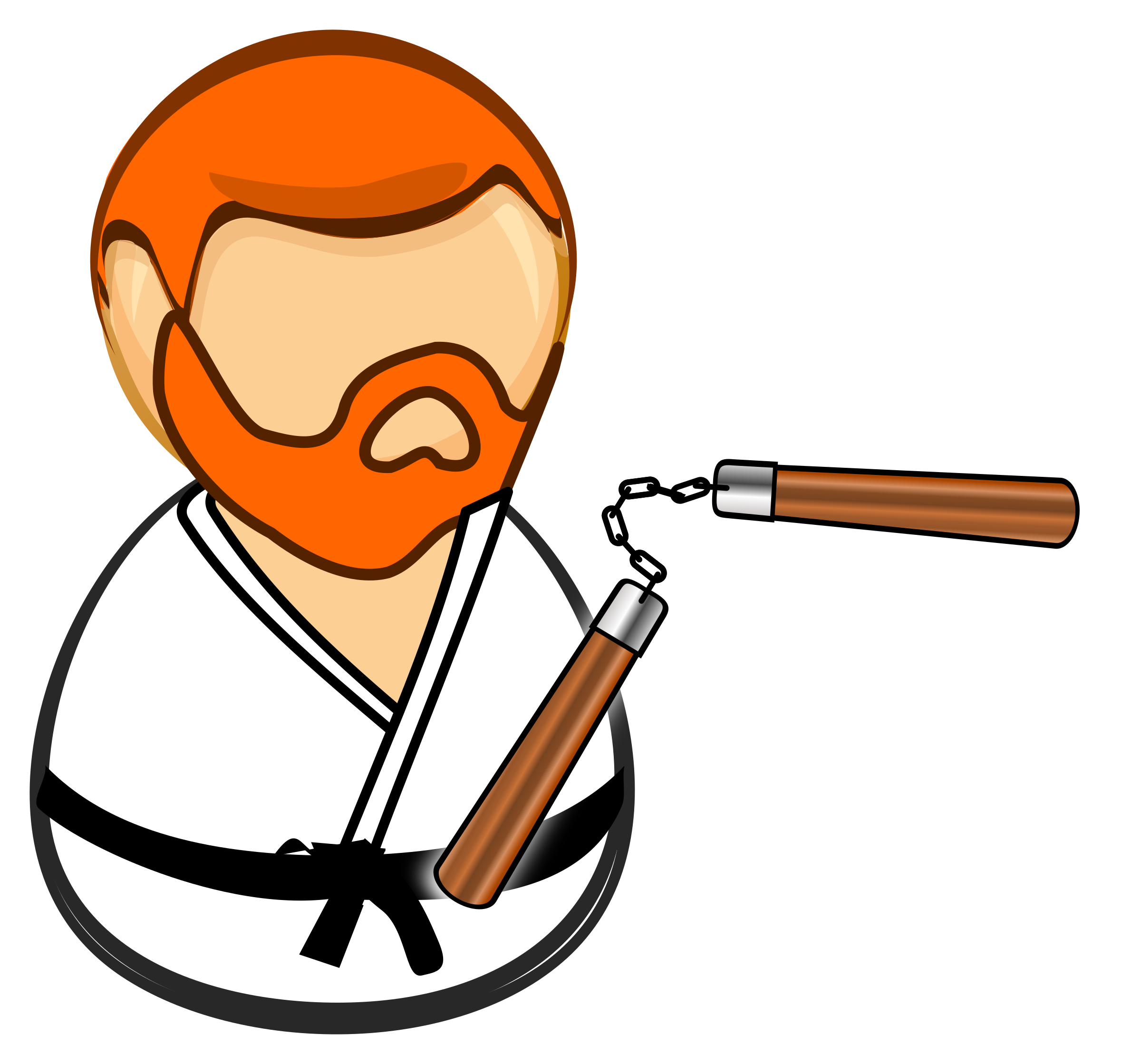 Pennant clipart cartoon. Nunchuck norris icons png