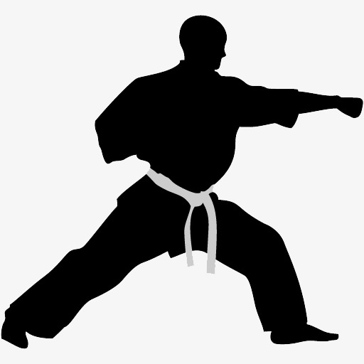 Action figures a png. Karate clipart sketch