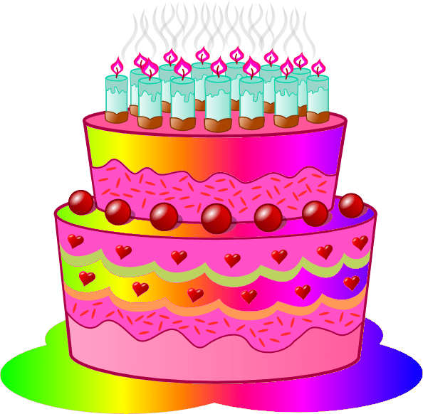 kawaii clipart birthday cake