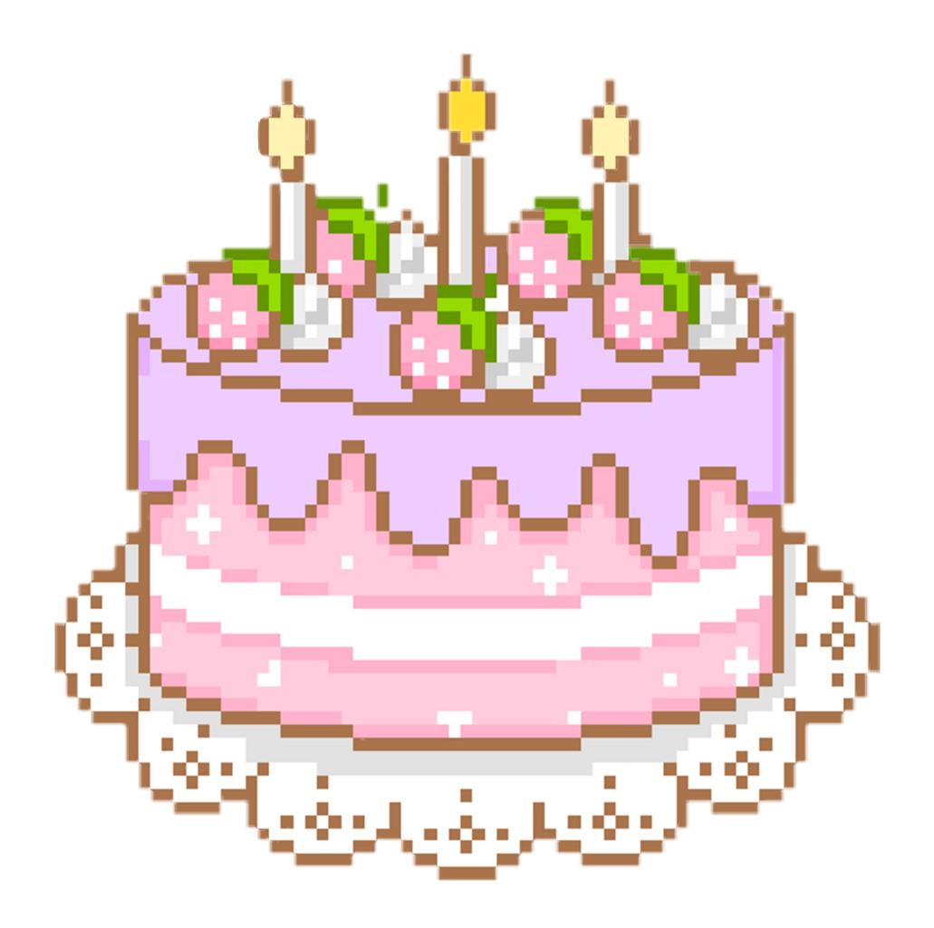 kawaii clipart birthday cake