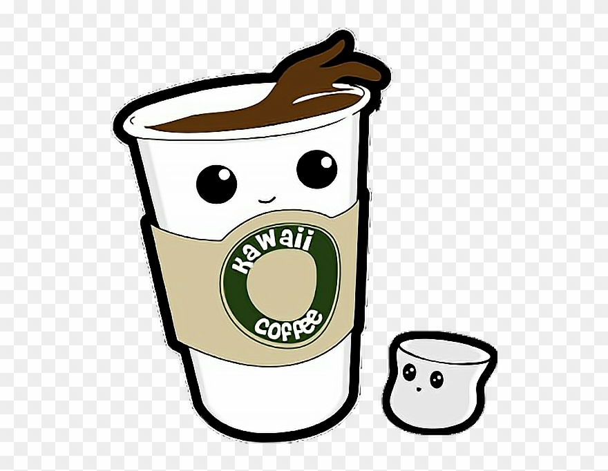 kawaii clipart coffee cup