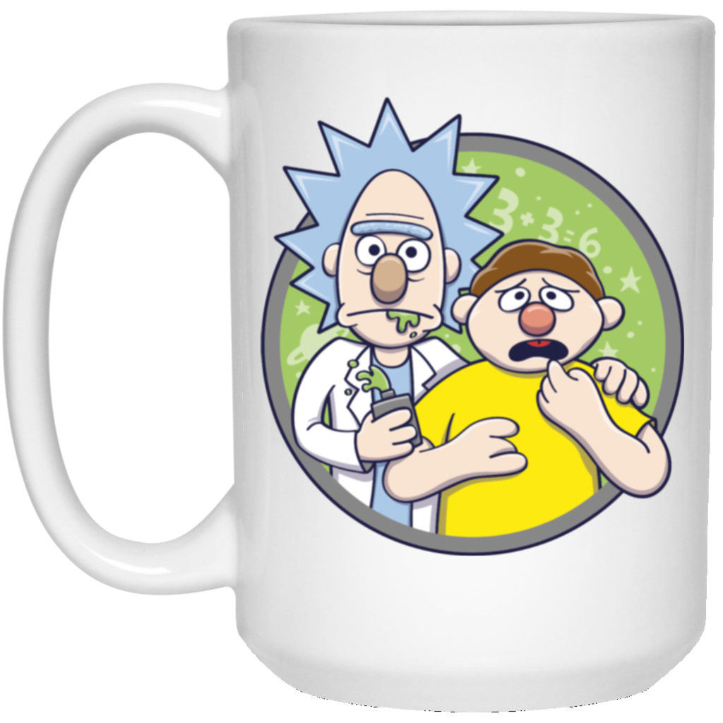 Rick and morty cup. Mug clipart kawaii
