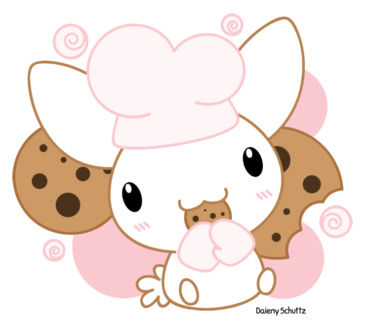 kawaii clipart cookie