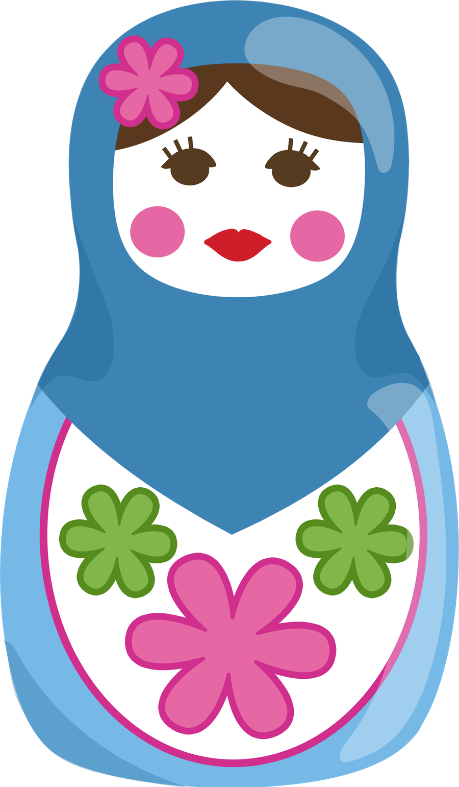 kawaii clipart doll