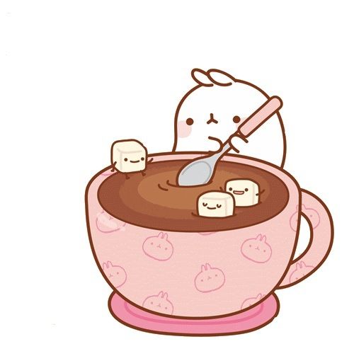 kawaii clipart hot chocolate
