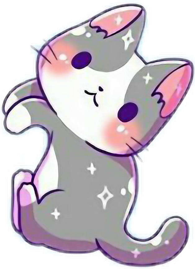 Cat Kitten Drawing Kawaii Anime Png Clipart Animals Anime Art | Images