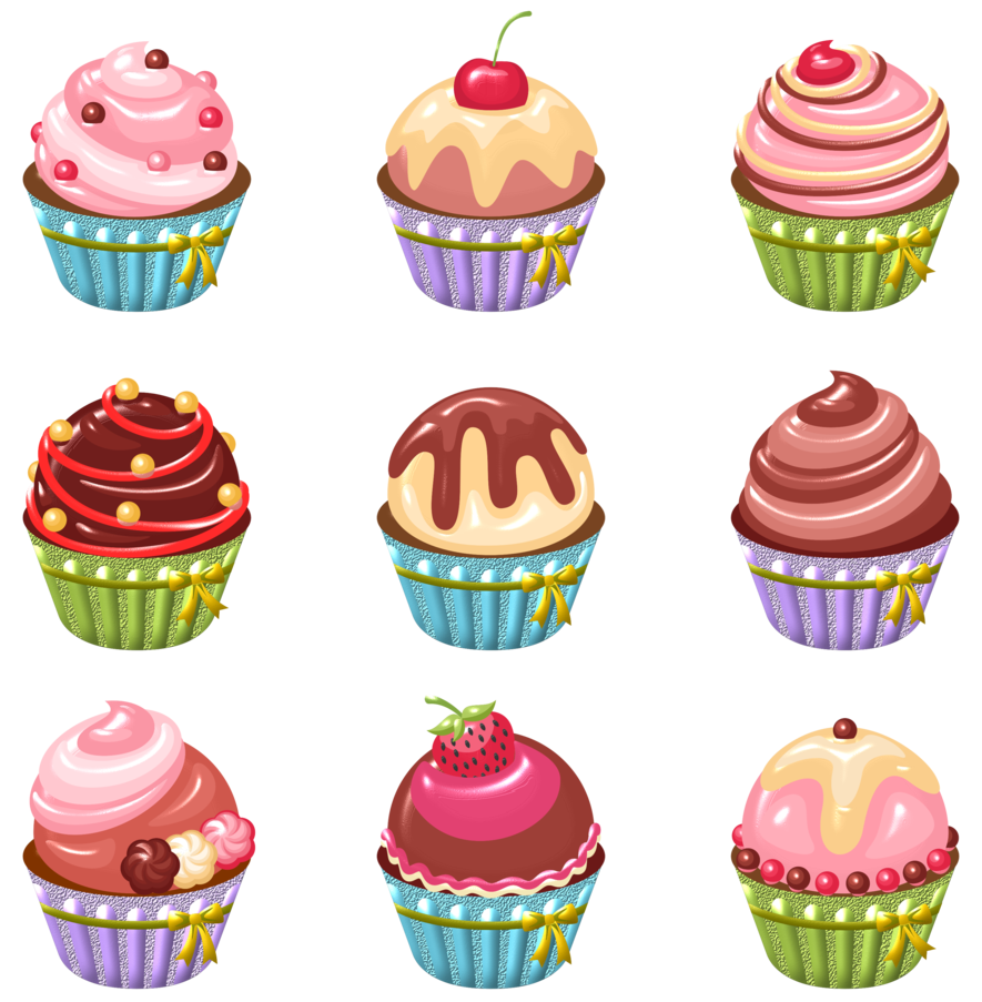 Cupcakes by bbvzla pinterest. Kawaii clipart muffin