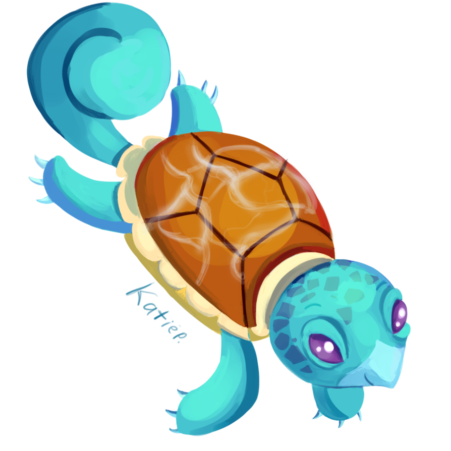 Squirtle by aclockworkkitten on. Kawaii clipart sea turtle