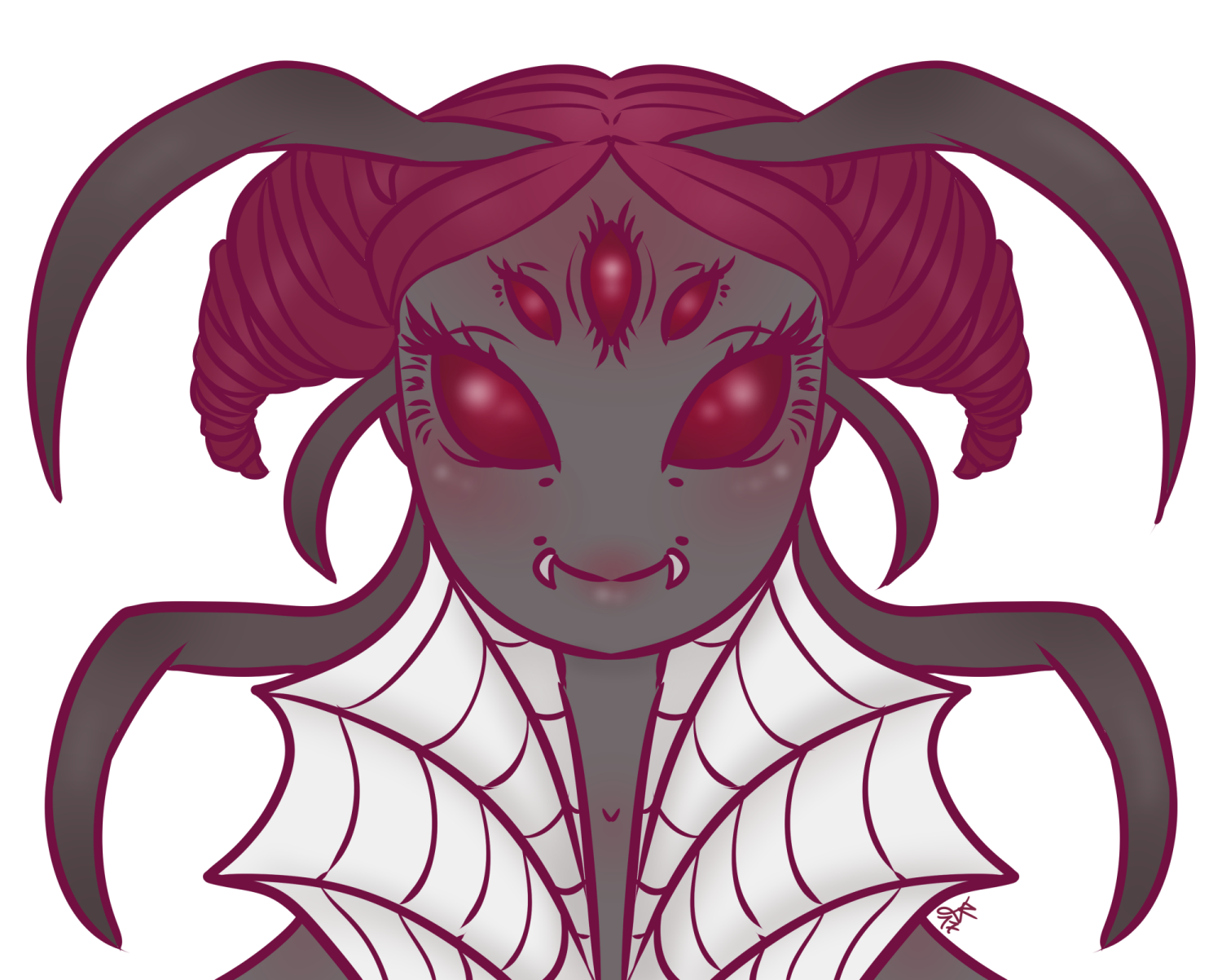 kawaii clipart spider