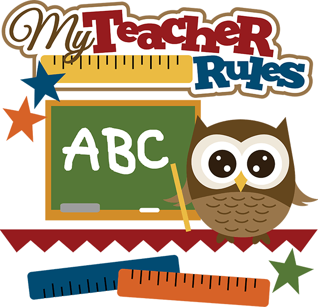 Cute cliparts school zone. Kawaii clipart teacher